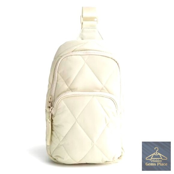 Featherweight Sling Backpack, Adjustable Strap, Water Repellent, 11x7x3